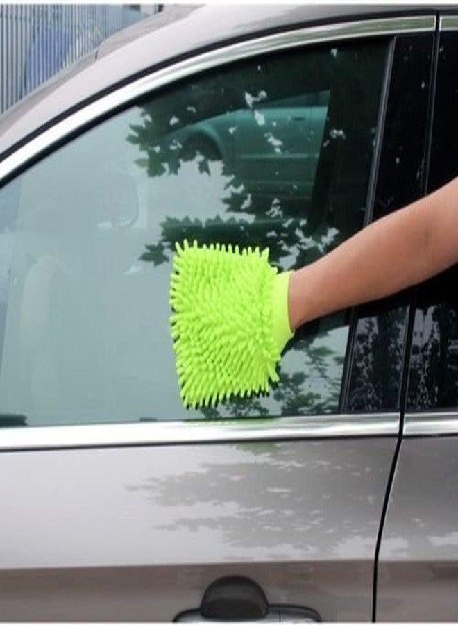 KAAS Microfiber Dusting Cleaning Glove for Home, Office Cleaning, Kitchen Cleaning Gloves, Kitchen Washing Gloves, Hotel,Dust Cleaning Gloves,Vehicle Washing Gloves (Pack of 4) - Image 4